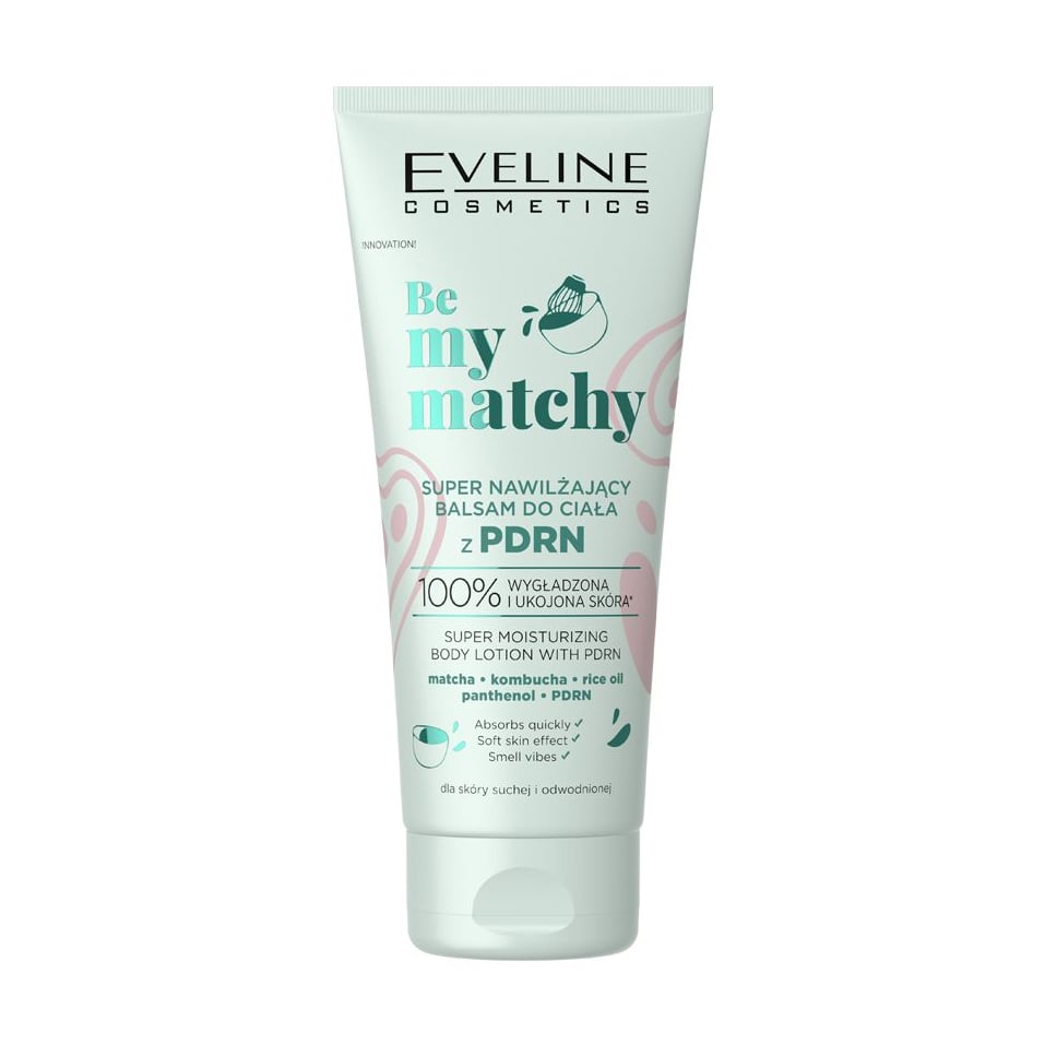 Суперзволожувальний лосьйон для тіла Eveline Cosmetics Be My Matchy Super Moisturizing Body Lotion з PDRN, 200 мл